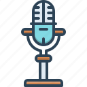 microphone, podcast, mike, broadcaster, karaoke, voice, sound