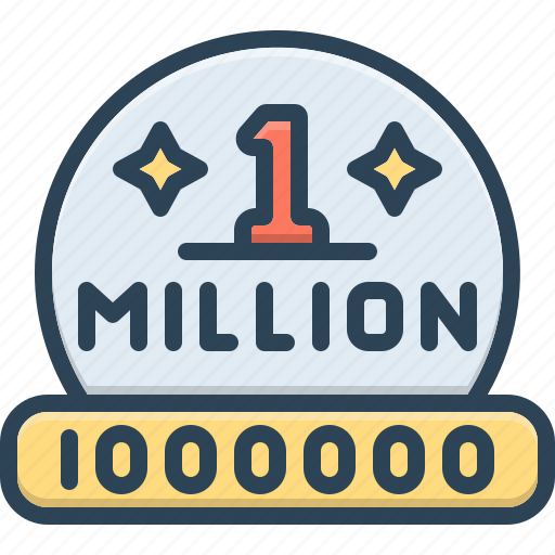 Million, lot, much, oodles, poster, number, thousand icon - Download on Iconfinder