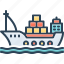 vessels, ship, boat, export, haul, move, transport 