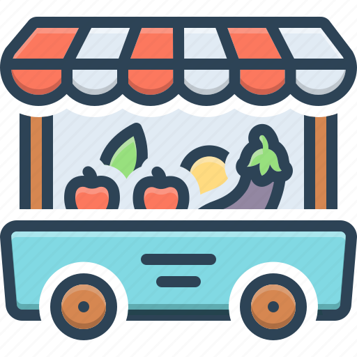 Produced, veggies, vegetable, organic, products, supermarket, vegetarian food icon - Download on Iconfinder