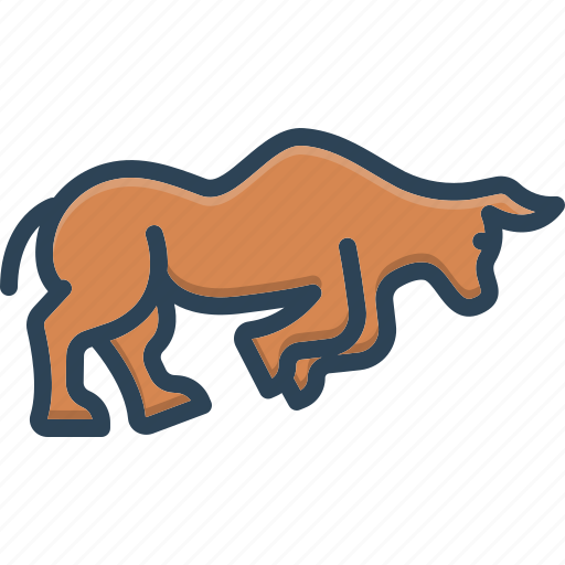 Bull, bison, bullfighter, aggressive, farm, corrida, long horn icon - Download on Iconfinder