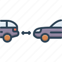 distance, space, gap, range, vehicle, car, transport