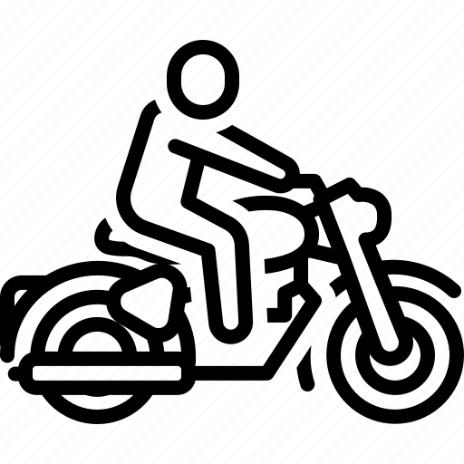 Ride, excursion, jaunt, outing, motorcycle, motorbike, bike icon - Download on Iconfinder