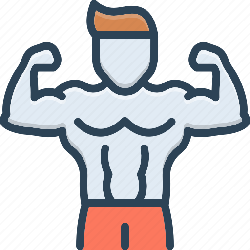 Body, toughman, pectoral, bodybuilder, fitness, muscle, biceps icon - Download on Iconfinder