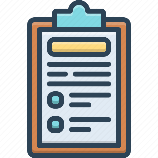 Assessment, evaluation, appraisal, notice, judgment, worksheet, sheet icon - Download on Iconfinder