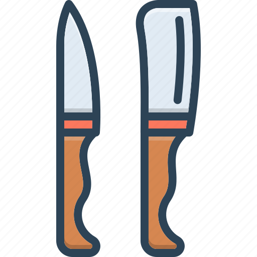 Knives, lancet, cutter, weapon, utensil, metallic, cutting tool icon - Download on Iconfinder