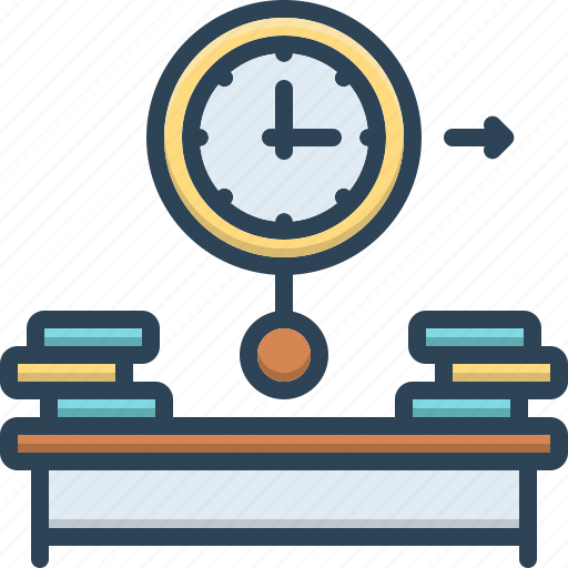 Furthermore, time, desk, book, ahead, afore, go further icon - Download on Iconfinder