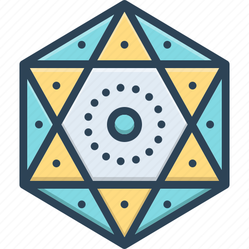 Abstract, geometric, geometry, triangle, polygonal, polygon, hexagon icon - Download on Iconfinder