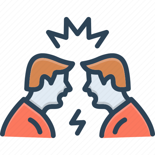 Dispute, fight, controversy, feud, quarrel, squabble, embroilment icon - Download on Iconfinder