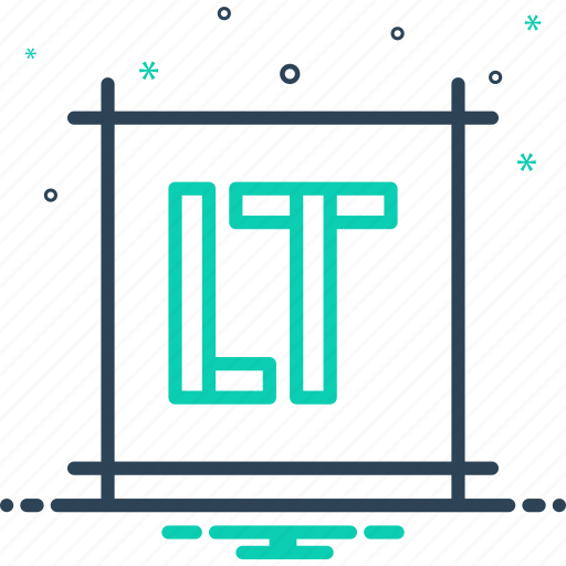 Lt, monogram, font, trendy, alphabet, tyography, company icon - Download on Iconfinder