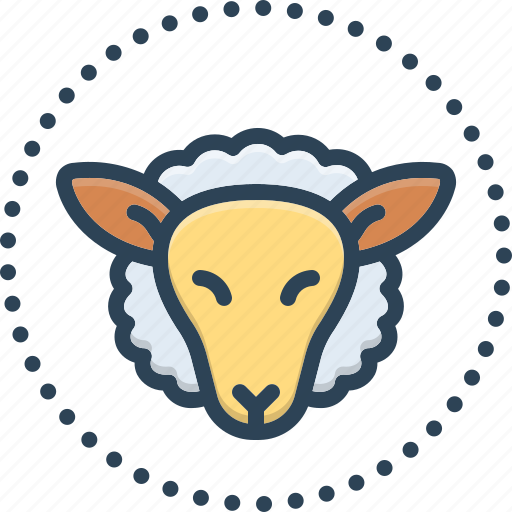 Head, sheep, domestic, lamb, animal, wool, getting wool from sheep icon - Download on Iconfinder