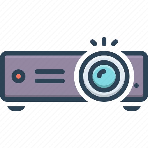 Projector, video, screen, film, equipment, presentation, multimedia icon - Download on Iconfinder