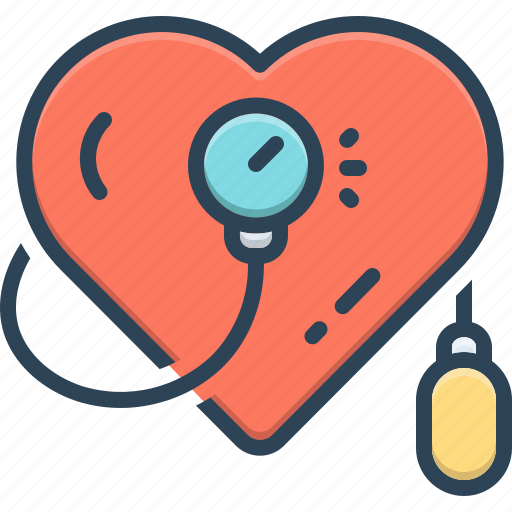 Bp, medical, sphygmomanometer, stethoscope, hypertension, blood pressure, checkup icon - Download on Iconfinder