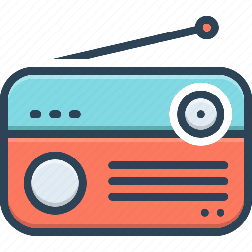 Radio, antenna, retro, music, primitive, wireless, technology icon - Download on Iconfinder