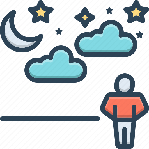 Night, darkness, obscurity, eventide, bedtime, moonlight, night time icon - Download on Iconfinder