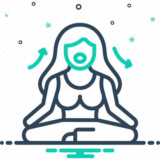 Breathing, respiration, gasping, wellbeing, breath, meditation, yoga icon - Download on Iconfinder