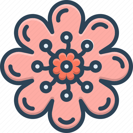 Flower, bloom, floweret, floret, perennial, beautiful, garden stuff icon - Download on Iconfinder
