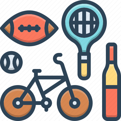 Sports, accessories, play, activity, bicycle, football, equipment icon - Download on Iconfinder