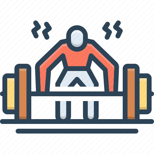 Hard, exercise, workout, gymnasium, gymnastics, burdensome, lifting weights icon - Download on Iconfinder