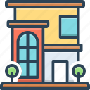 house, premises, habitation, dwelling, mansion, apartment, condo