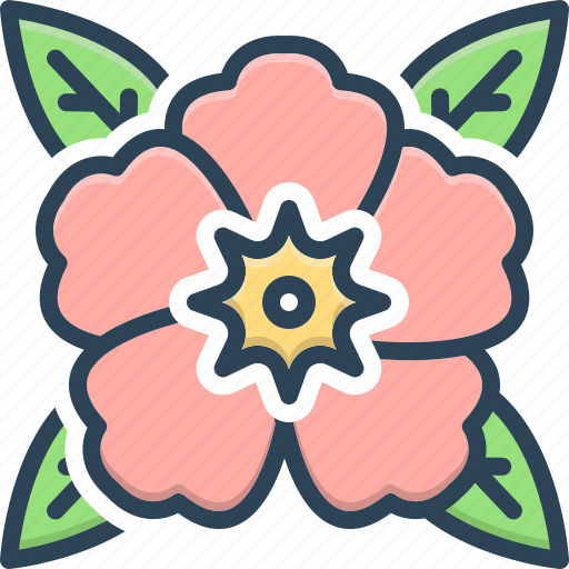 Sharon, hibiscus, syriacus, flower, flourish, korean, beautiful icon - Download on Iconfinder