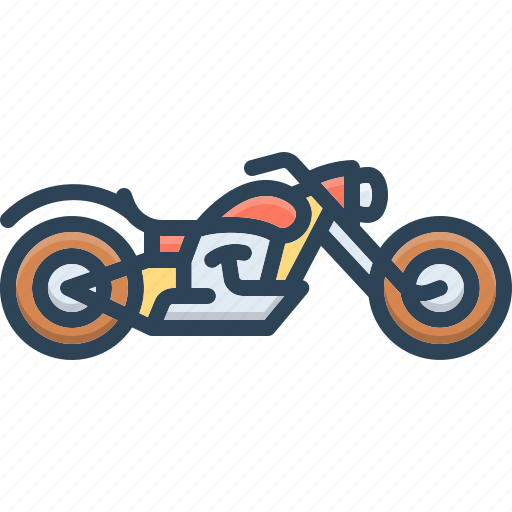 Bike, motorcycle, motorbike, conveyance, automobile, vintage, motor vehicle icon - Download on Iconfinder