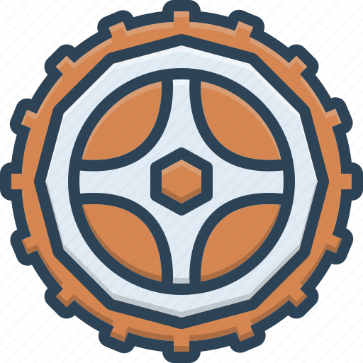 Circle, motorycle, steering, transportation, wheel icon - Download on Iconfinder