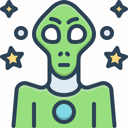 Alien, extraterrestrial, stranger, weird, monster, universe, spooky icon - Download on Iconfinder