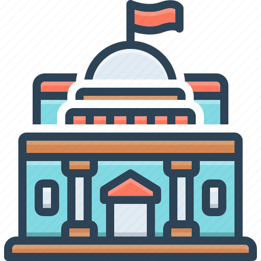 Capital, building, government, federal, dome, historic, monument icon - Download on Iconfinder