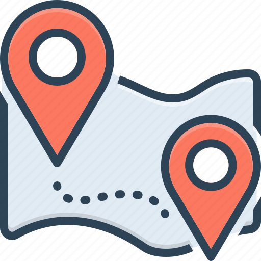 App, localization, location, map, navigation, pointer, route icon - Download on Iconfinder