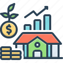 investment, finance, growth, money, financial, benefit, economy, graph, profit, property, funding, home, loan