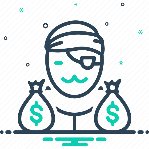 Cash, gangster, loot, notorious, robber, thief, wage icon - Download on Iconfinder