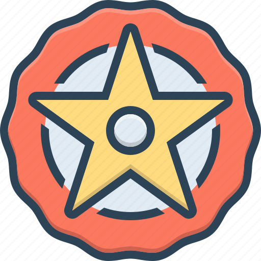 Badge, banner, important, label, star icon - Download on Iconfinder