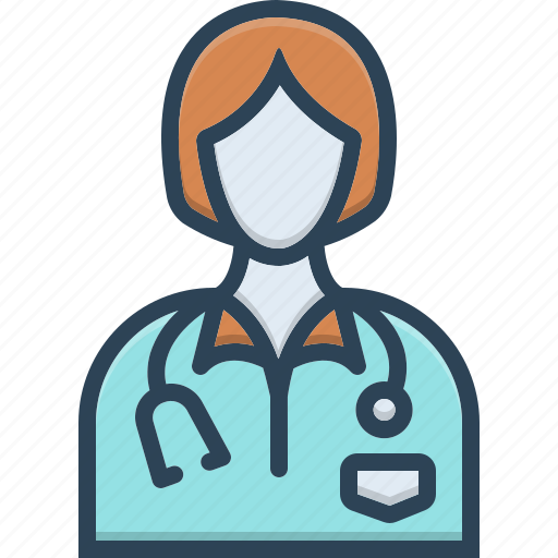 Doctor, female, medicine, physician, professional, stethoscope icon - Download on Iconfinder