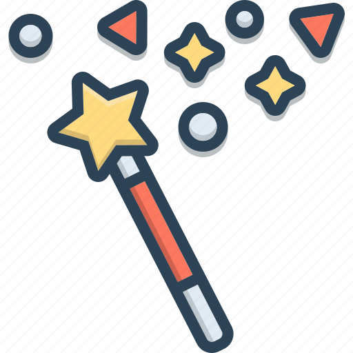 Magic, magic stick, magician, miracle, stick, wizards, wonder icon - Download on Iconfinder