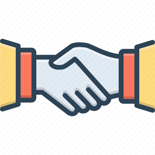 Collaboration, complicity, copartnership, handshake, meeting, partnership, teamwork icon - Download on Iconfinder