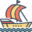 piratebay, sailboat, sailing, ship, transportation, vintage, wave 
