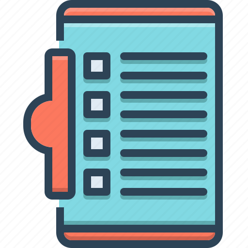 Checklist, clipboard, complete, editor, presentation, task, worksheet icon - Download on Iconfinder