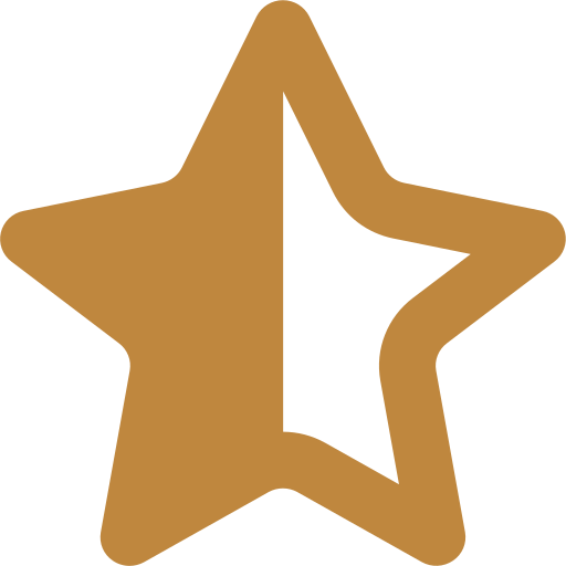 Half, rating, star icon - Free download on Iconfinder
