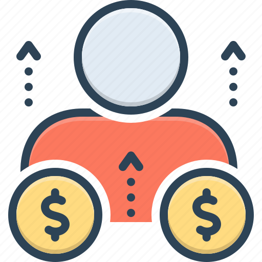 Enhancement, growth, increment, pay increase, raise salary, wealth icon - Download on Iconfinder