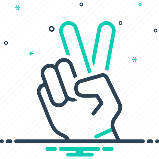 Conquest, gesture, hand showing, peace, success, triumph, victory icon - Download on Iconfinder