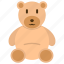teddy bear, toy, stuffed, cute 
