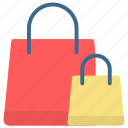 shopping bags, shopper, paper, gift