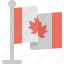 canada, country, flag, national, world 
