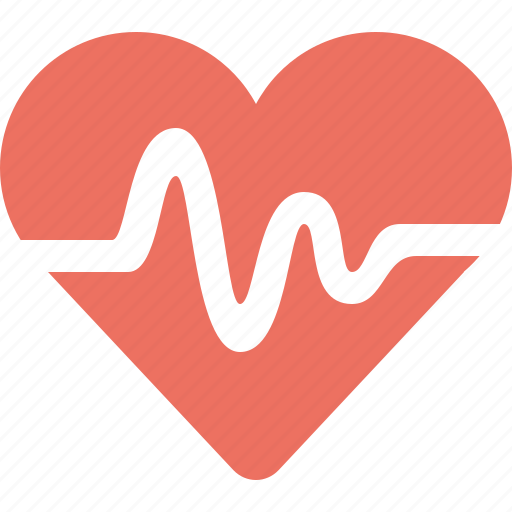 Heart, love, pulse, romance, romantic icon - Download on Iconfinder