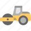 car, road, roller, truck, vehicle 