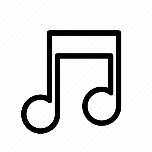 Music, musical, note, eighth notes, quavers icon - Download on Iconfinder