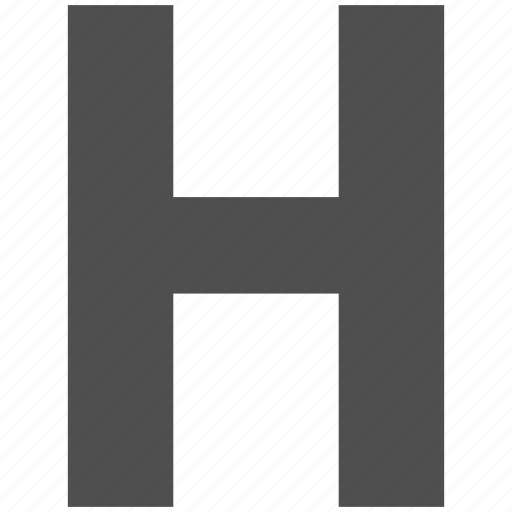 Alphabet, graphic, h sign, hospital, language, heliport symbol icon - Download on Iconfinder