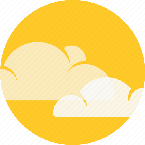 Clouds, sun, weather, forecast, beach, circle, hot icon - Download on Iconfinder