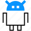 android, robot, logo, social, media, interface 